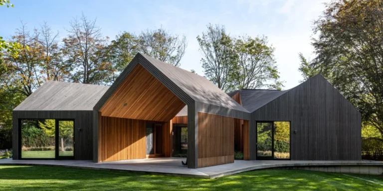 Fassadenbeispiel von Accoya